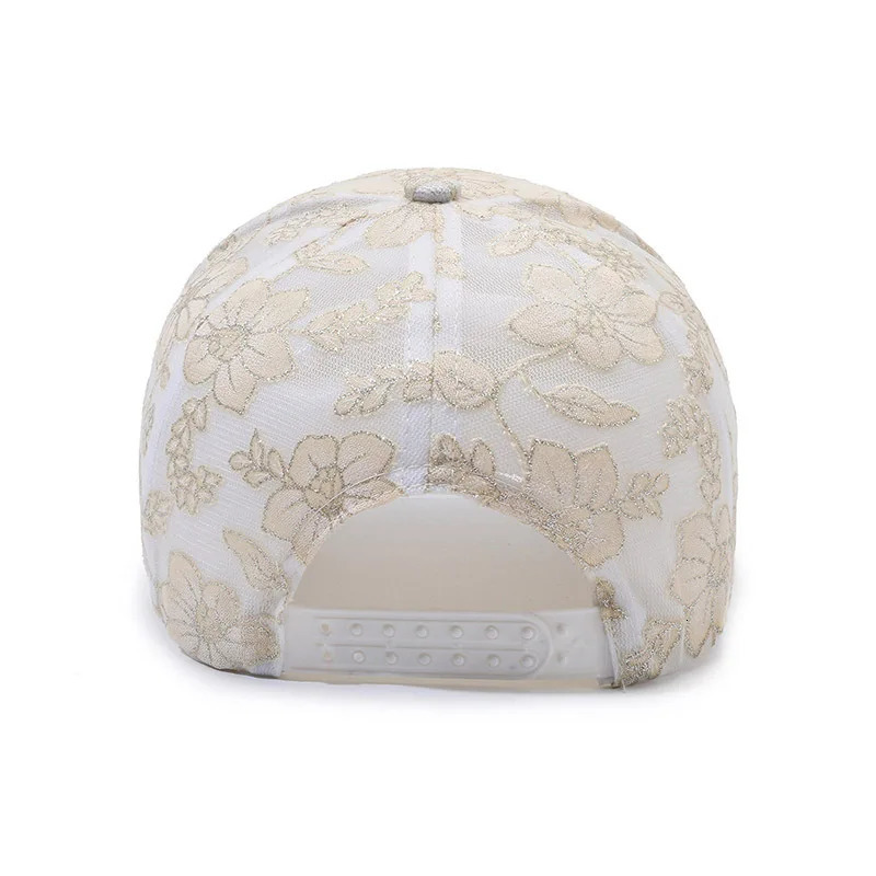 Lightweight Lace Sun Hat For Women - Breathable Uv Protection Baseball Cap | Fashionable Streetwear Accessory With Adjustable 250519