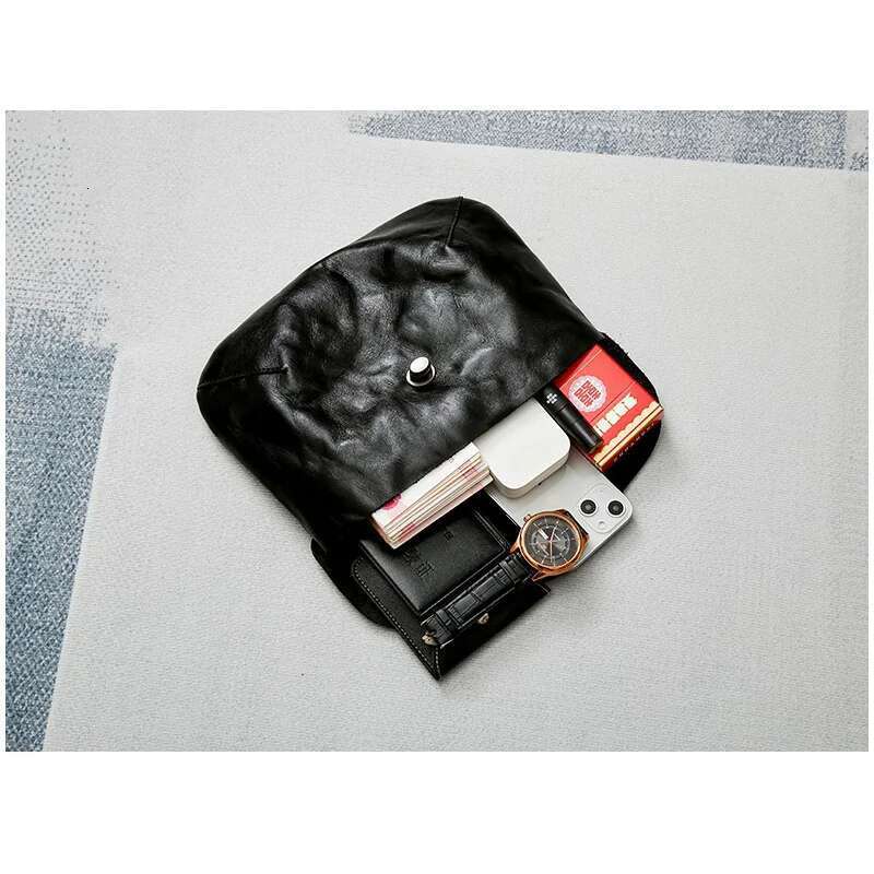 Wmnuo 2025 Shoulder Bag Men Soft Cover Genuine Cowhide Crossbody Messenger Bags For Man Large Capacity Ipad Envelope Male