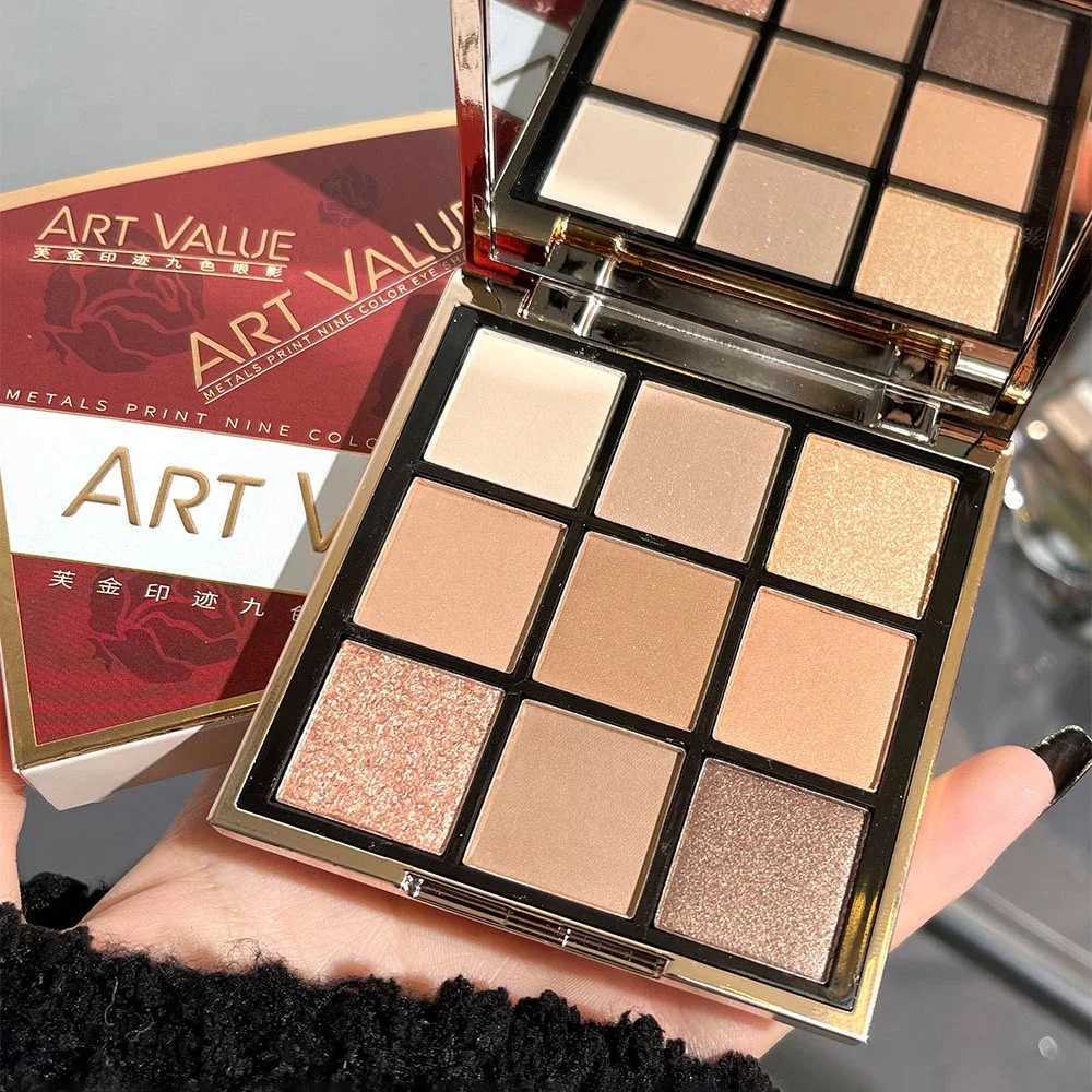 2025 New Glitter Eyeshadow Palette Pink Brown Pearly Gold Matte Shadow Nude Lasting Highlighter Powder Shiny Eyes CosmeticXJ250520