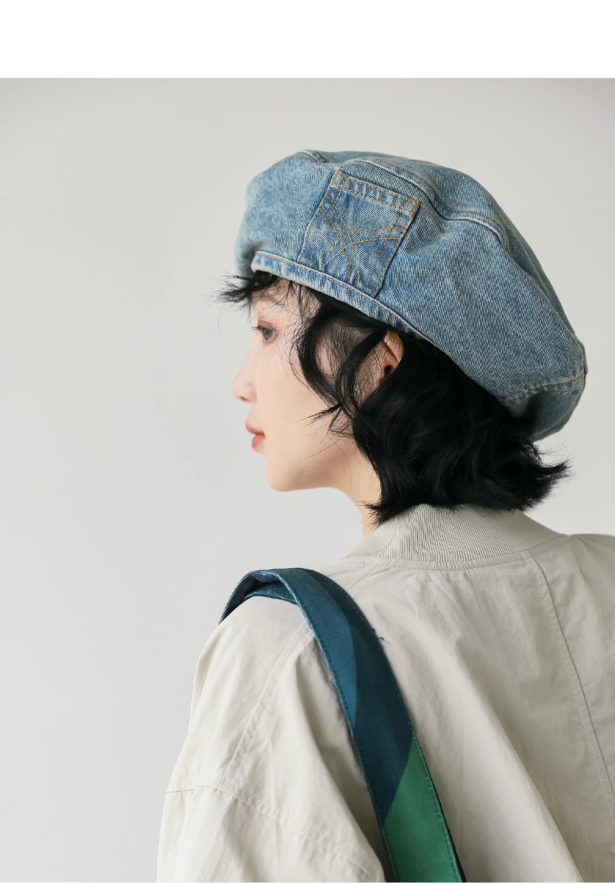 Japanese art painter cowboy beret for women in spring and summer small face high-end sense niche versatile hat 250520