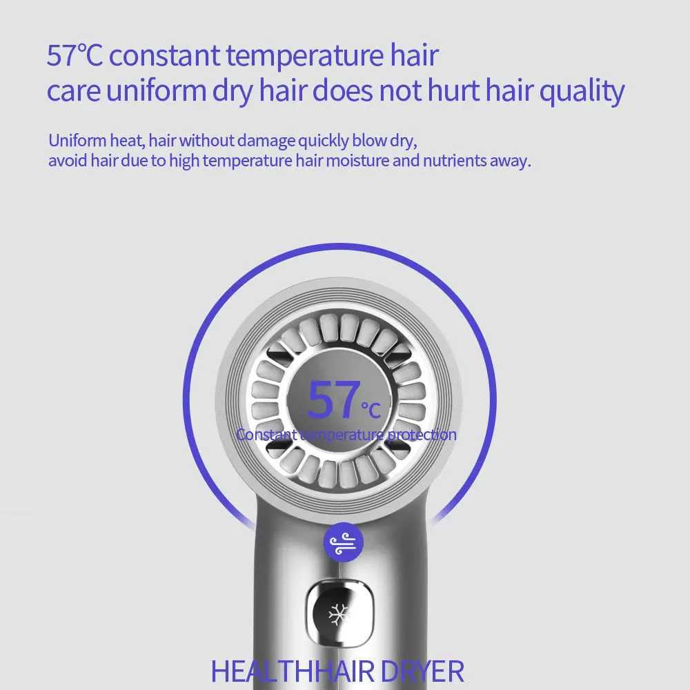 professional 2024 Household hair salon dedicated reverse -air dryer straightener trade hair dryer without noise z250520