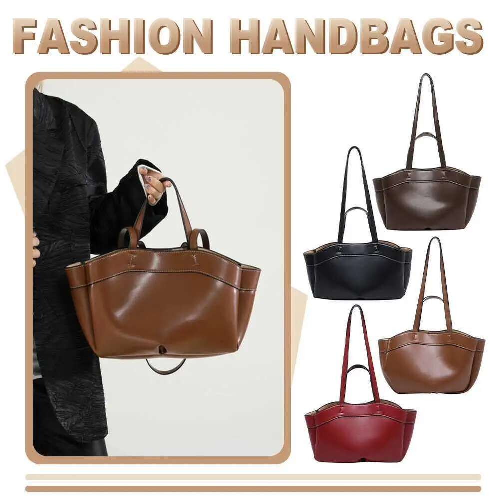 Tote Women Large Capacity Shoulder PU Leather Trendy Top Handle Satchel Bag For Work Travel