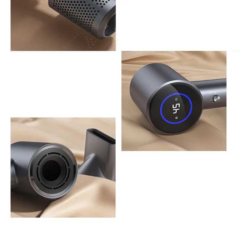 LCD Display Hair Dryer 110000RPM Strong wind High-speed Blow Dryer for Fast Dry Negative Ionic Professional Hair Dryer z250520
