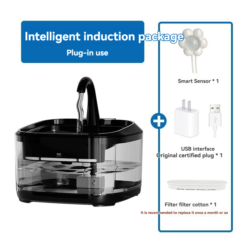New Silent Pet Water Dispenser with Large Capacity Circulating Filtration and Active Water Automatic Water Dispenser Smart Cat and Dog Water Feeder