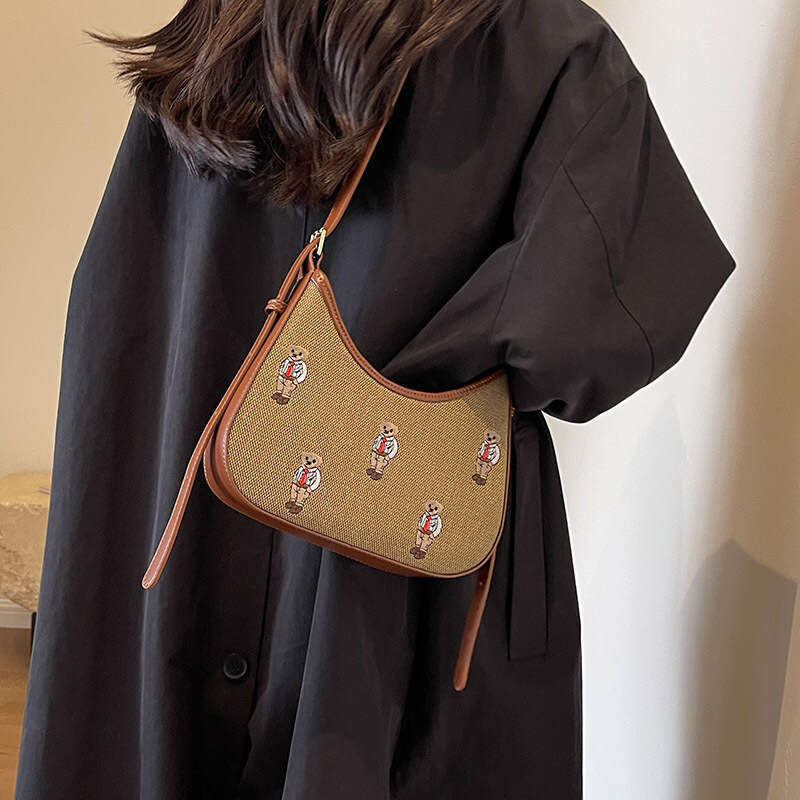 Women's Bags Designer Fashionable Versatile INS Underarm Small For Women's 2023 New Fashion French Minority High Quality One Shoulder Crossb