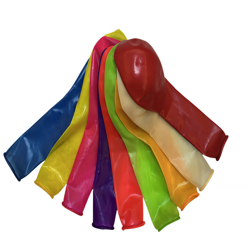 24-inch oversized long-necked colored crystal latex balloons, thickened for durability and less prone to bursting
