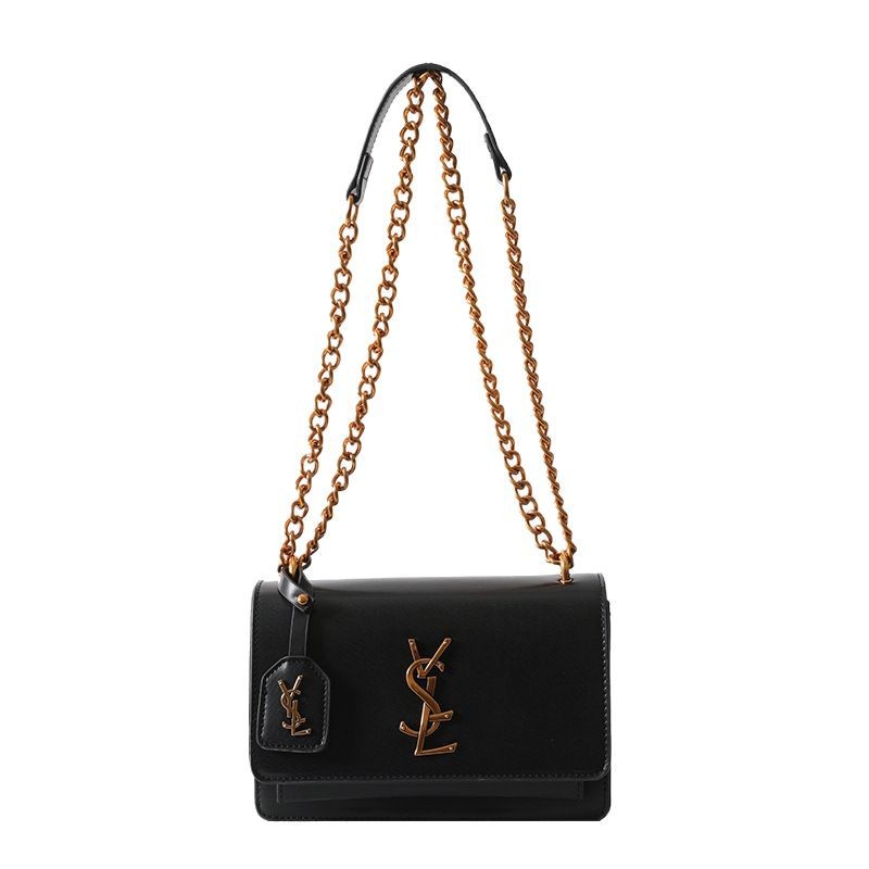 Free Shipping Designer Bag French-Inspired Chain Strap Shoulder Bag - Trendy Mini Square Crossbody Purse for Women, Luxury Viral Fashion Bag 2025