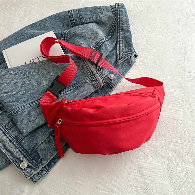 Free Delivery Designer Bag Solid Color Minimalist Korean Casual For Spring 2025 New Versatile Instagram Single Shoulder Crossbody Trendy Outdoor Luxur