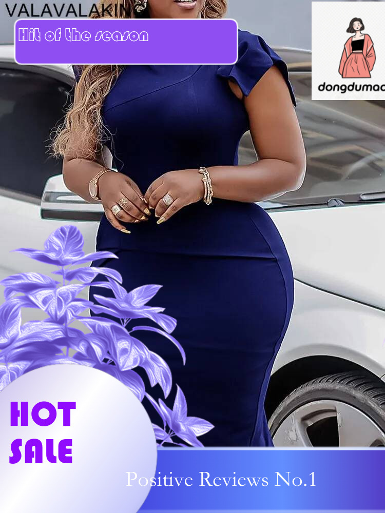 dongdumaoyi 2025 Sexy Solid Short Sleeve Plus Size Women Summer Large Big Slim Long Dresses Lady Evening Party Tight Curvy Dress