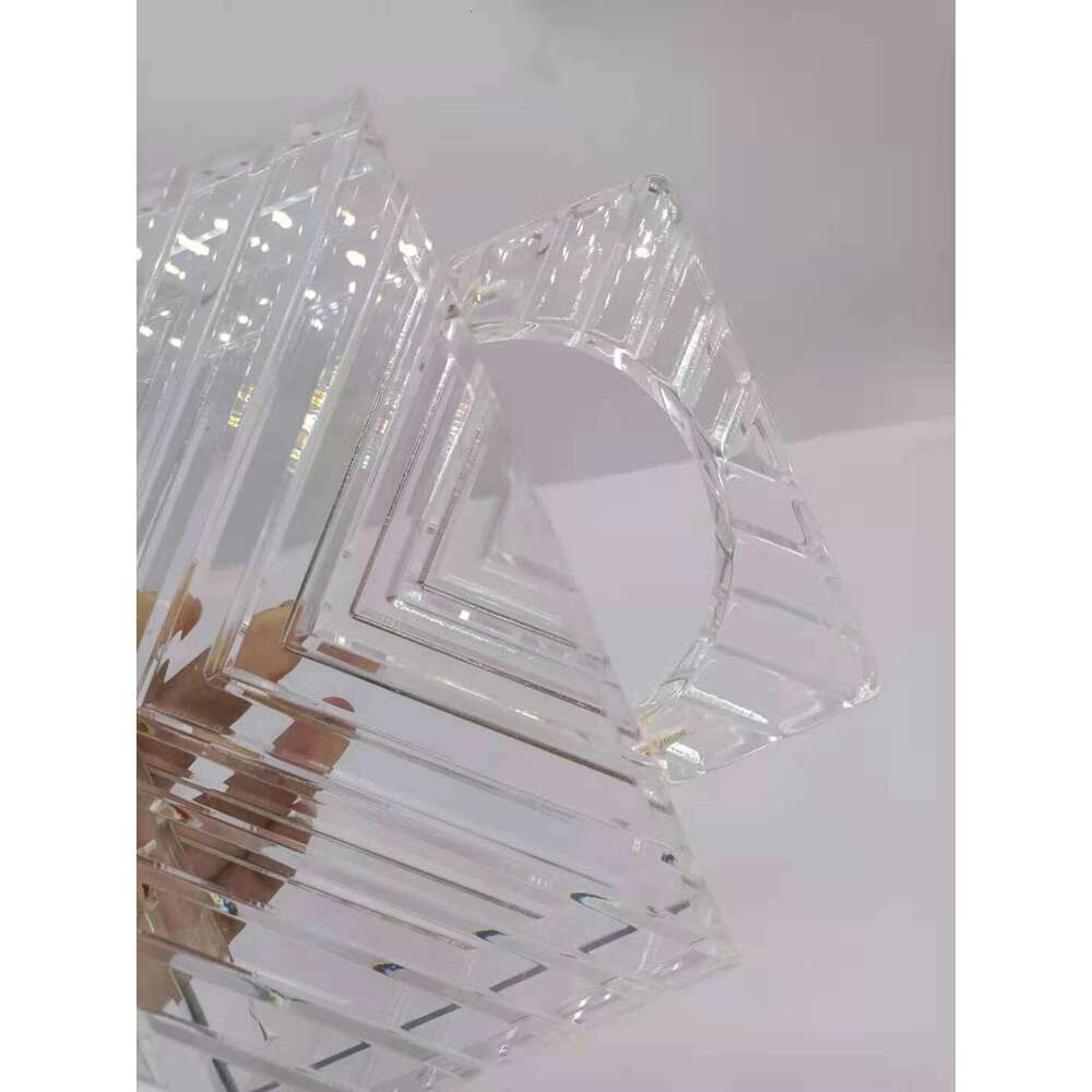New Transparent Women, Fashionable Trendy Acrylic Simple Banquet Bag, Handheld Bag for Women