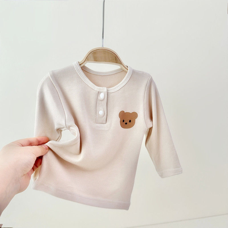 Ddmyshoesvip Bottom Shirt New Spring Autumn Clothing Children S Long Sleeve Thin Style Western Men S And Women S Top Baby T Shirt