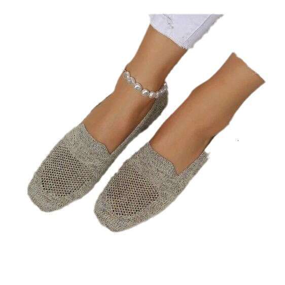 2023 Summer New Large Round Head Flat NEW TOP Bottom Single Women, Shallow Mouth Sports Style Casual Shoes for Women