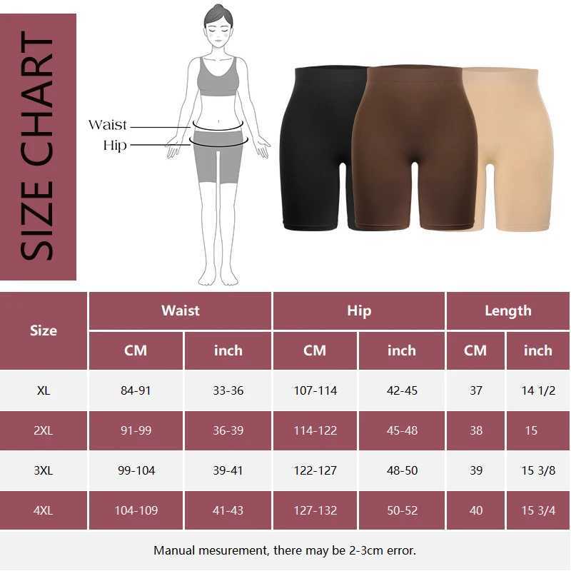 New Shapewear Women Tummy Control Shorts Anti-Chafing Thigh Slimmer Butter Lifter Body Shaper Safety Panties 3XL 4XLXJ250520