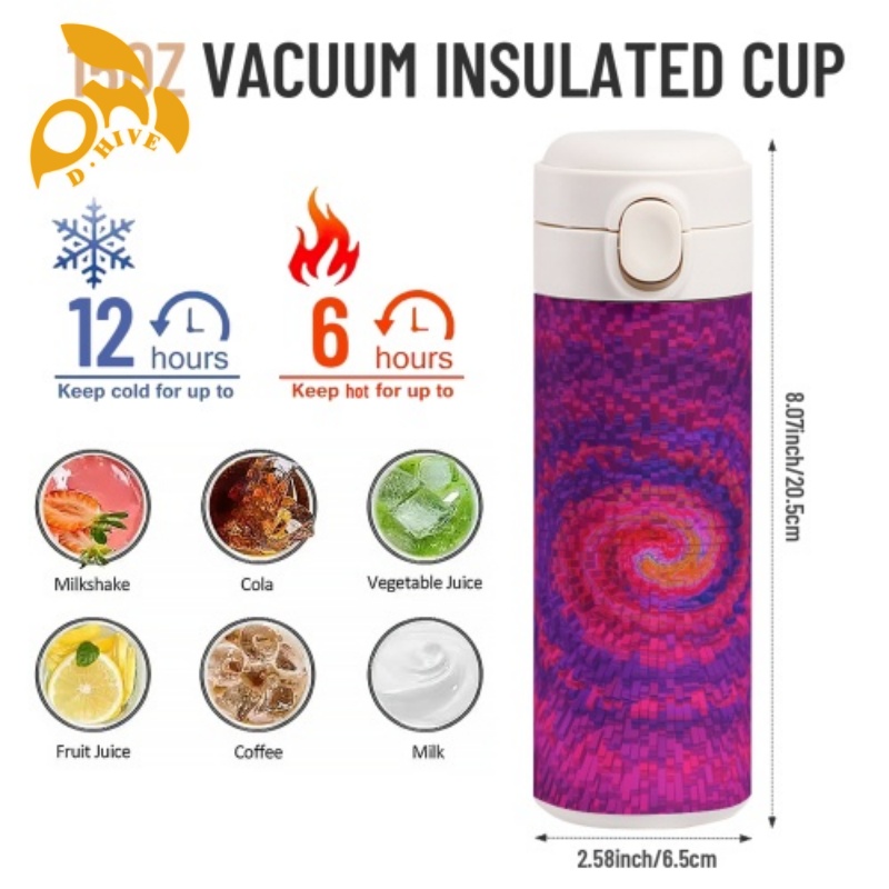Free shipping Customized professional custom water copper vacuum insulated cup 15oz/400ml Stainless Steel 304 Bottle