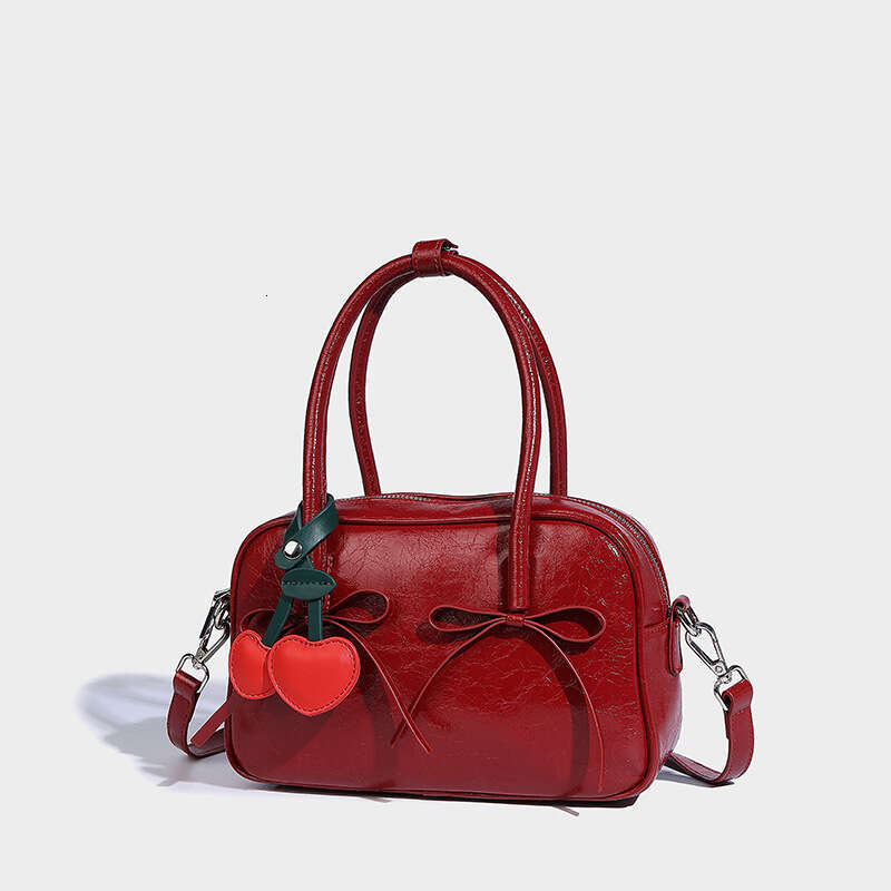 Women's Bags Designer Guangzhou High-Quality Crossbody For Women New Single Shoulder Design, Niche Handheld Red Wedding Bag