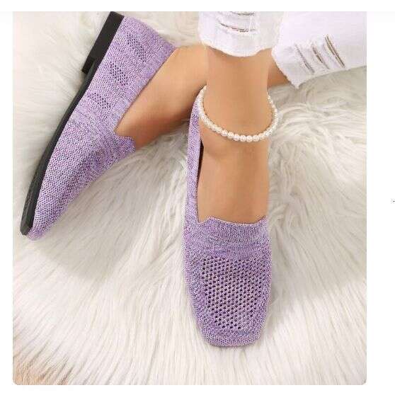 2023 Summer New Large Round Head Flat NEW TOP Bottom Single Women, Shallow Mouth Sports Style Casual Shoes for Women