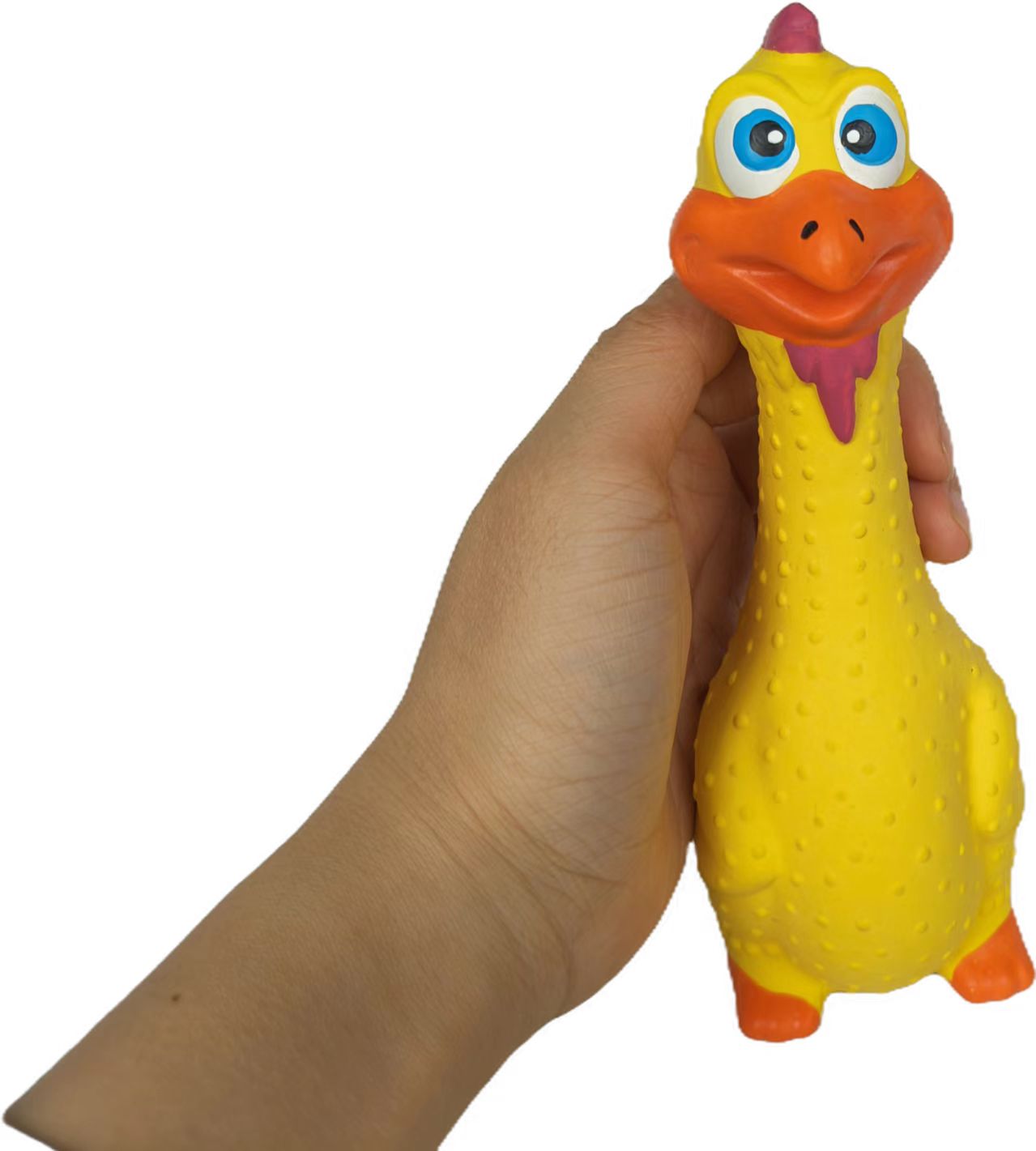 Squeaky Rubber Chicken Dog Toy Soft Natural Teething Chicken Screaming for dogs Mental and Dental Health Puppy Pet Toy 3pcs/Pack