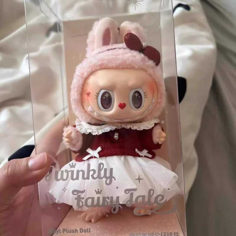 Monster Labubu Series Chicken Christmas Limit Twinkly Fairy Tale Vinyl Doll Pendant Keychain Kaii Toy Xmas Gift1 1 Replica Z250520