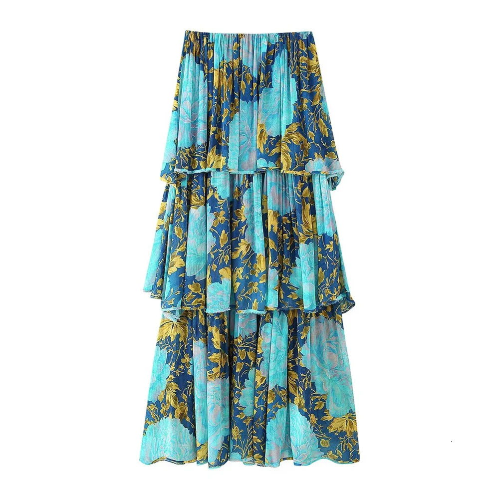 womens casual and elegant European American style n chiffon overlapping strapless dress 250520