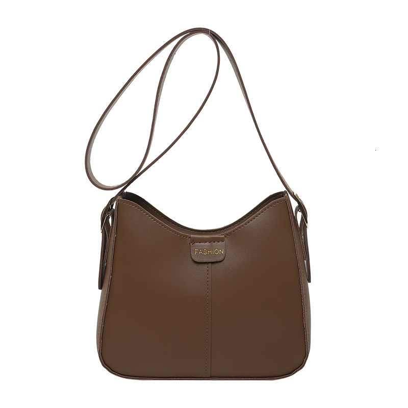 Women's new spring and summer fashion bucket bag one shoulder crossbody bag versatile fashion shoulder bag underarm bag patchwork texture designe