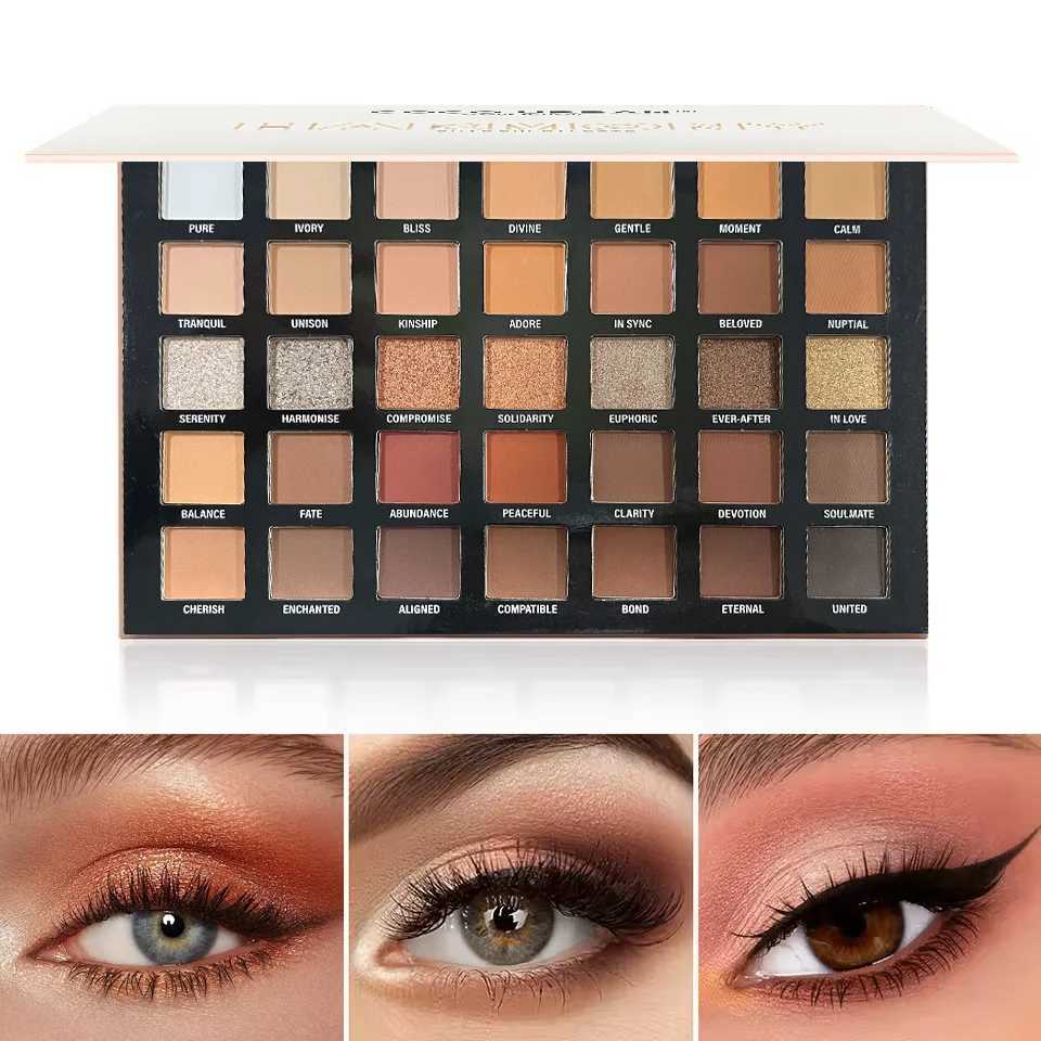 35 colors Colorful eye shadow plate rich and diverse colors Full color Bright powder lightweight compact color eye shadowXJ250520
