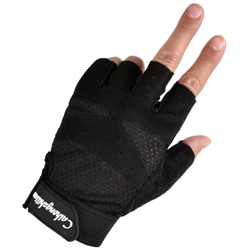 Cycling Fingerless Gloves for Men Women Motorcycle Summer Bicycle Fitness Gym Sports Weightlifting Breathable 250515