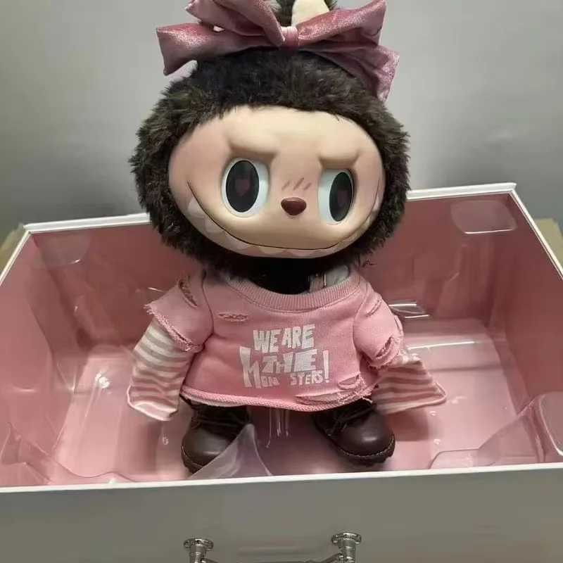 Genuine 38cm Labubu Doll Full Set Series Blind Box Collection Action Figure Vinyl Doll Decor Collection Toy Birthday Gift Z250520