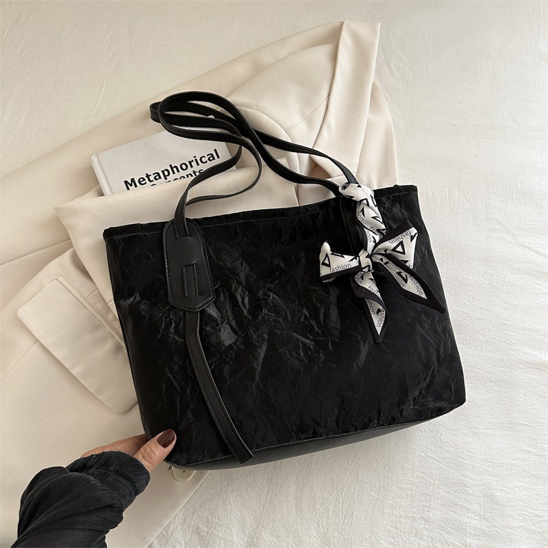 Free Delivery Designer Bag Women's Tote Large Capacity Summer Leisure 2025 Work Shoulder Bag College Student Class Commuter Bag Luxury Bag