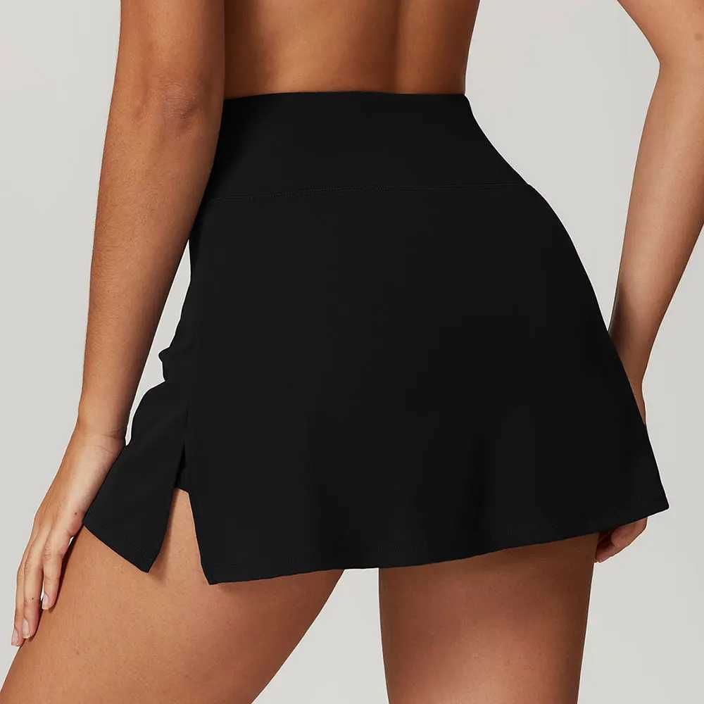 Slim Yoga Shorts High Waist Short Skirts Ultra Short Mini Skirts Gym Exercise Running Fitness Tennis Anti-Light Sports SkirtsXJ250520