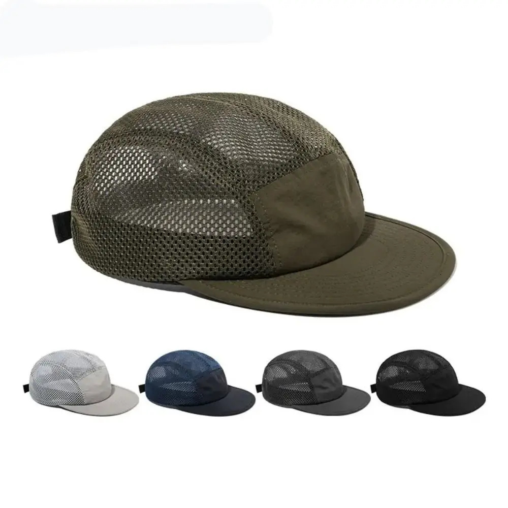 Outdoor Summer Quick Drying Cap Men Women Work Cap 5 Panel Baseball Hats Baseball Cap Breathable Mesh Caps 250519