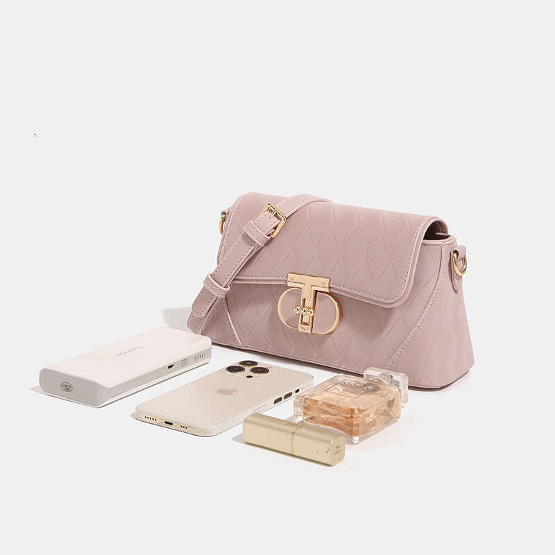Women's Bags Designer Advanced Ling Grid Armpit For Women New Simple Handbag, French Stick Bag, Niche Versatile Single Shoulder Crossbody Bag