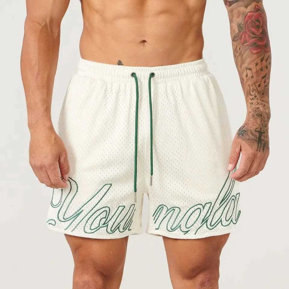 Mens Breathable Quick Drying Shorts Beach Pants Outdoor Boxing Basketball Training Fitness New Summer Style W250520