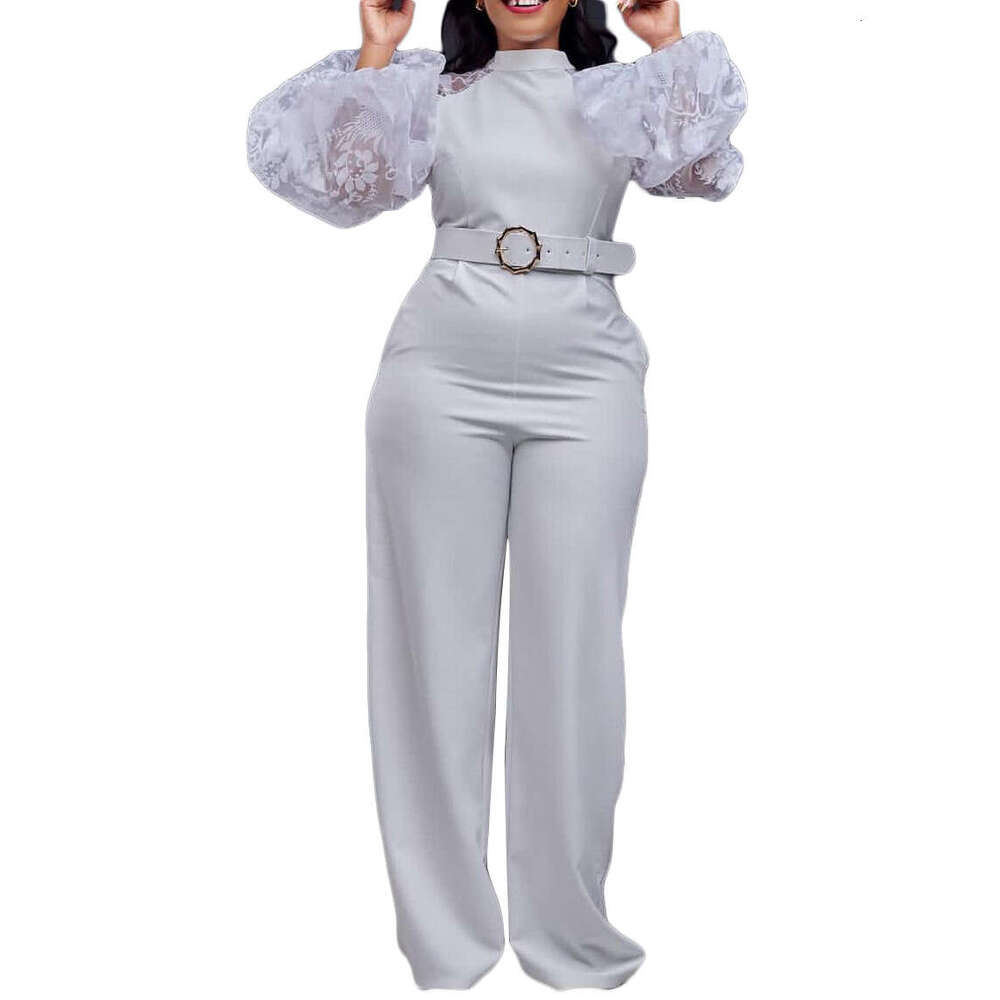 Women's Wear Women's Spring New Long Sleeved High Waist Elegant And Sexy Jumpsuit