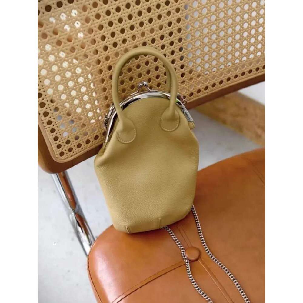 New Women Genuine Leather Fashion Hobos Cowskin Single Shoulder Elegant Chain Bag Ladies Office Casual Crossbody Bags