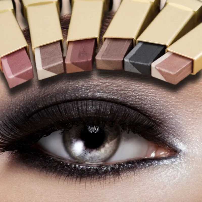 Double Color Eyeshadow Stick Glitter Highlight Shadow Stick Eye Makeup Waterproof Lasting Shimmer Metallic Eyeshadow MakeupXJ250520