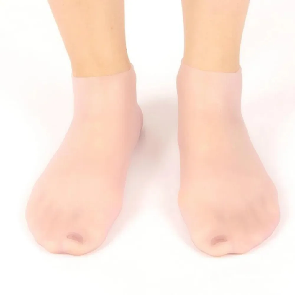 Foot Care Socks Moisturizing Silicone Gel Heel Socks Cracked Foot Skin Care Protectors 1 Pair