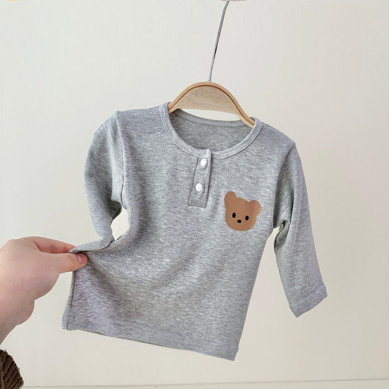 Ddmyshoesvip Bottom Shirt New Spring Autumn Clothing Children S Long Sleeve Thin Style Western Men S And Women S Top Baby T Shirt