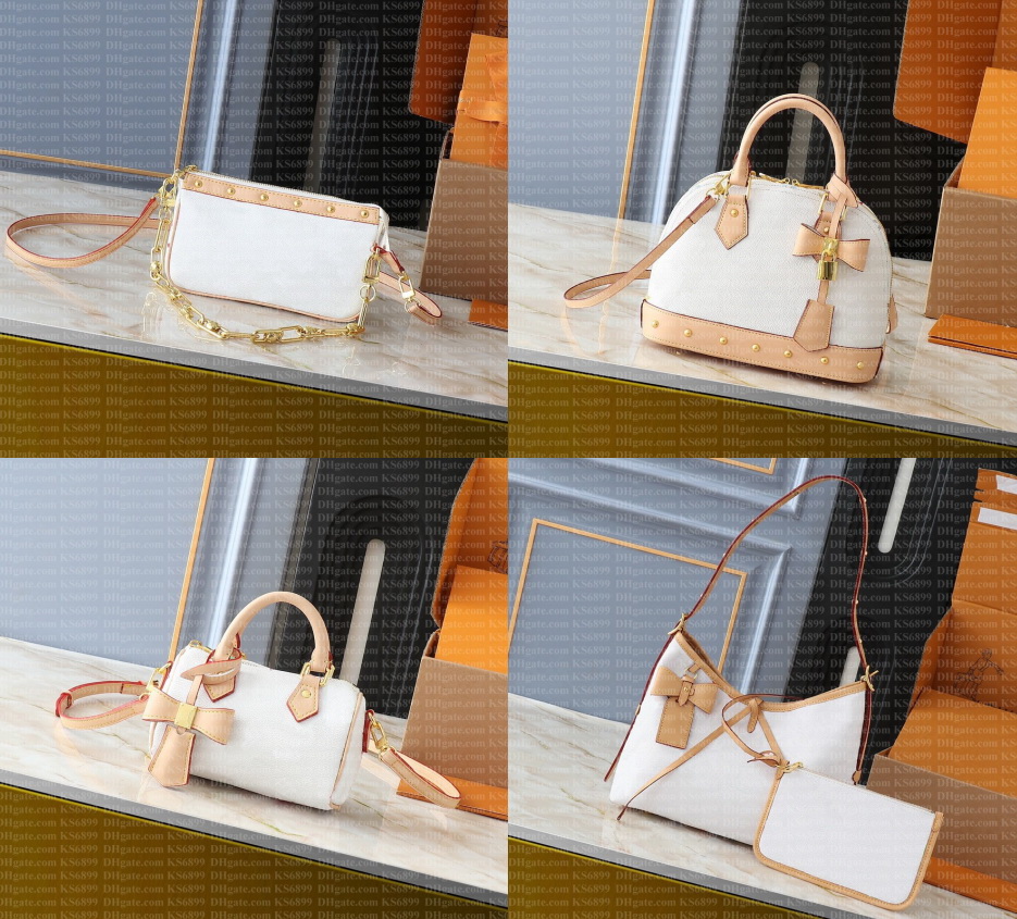 10A Evening bags designer bag shoulder bag Mini leather takashi murakami handbags canvas women White colorful bag fashion vintage lady clutch tot