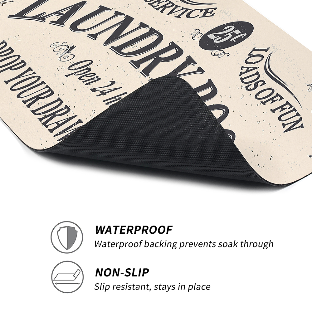 Soft Multi-Purpose Absorbent Pad - Fast Drying Protection For Laundry & Kitchen