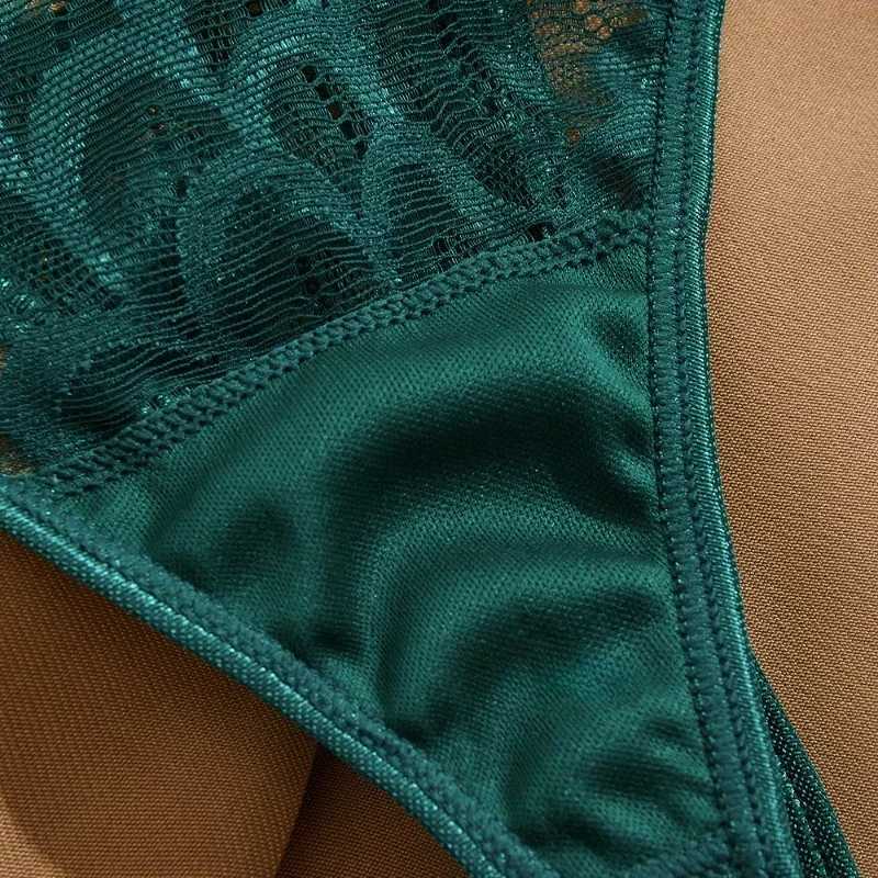 Piece Set Sexy Interesting Underwear Set for Women Solid Color Lace Mesh See-through Bra Exotic Sexy Lingerie Set New R250520
