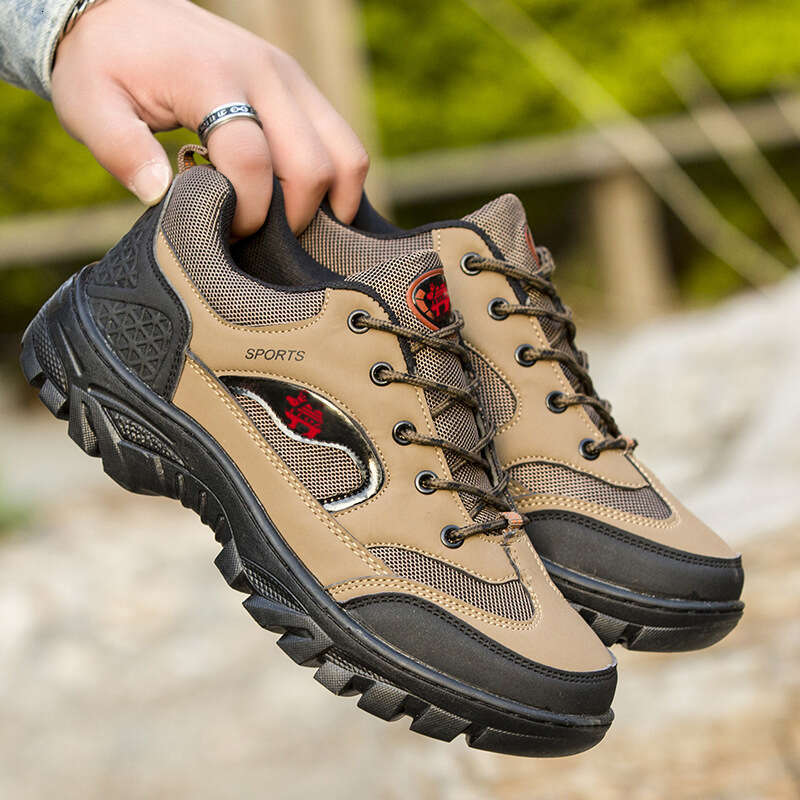 Mountaineering tennis fashionable and wear-resistant work casual sports shoes, outdoor labor protection, cold adhesive men's shoes
