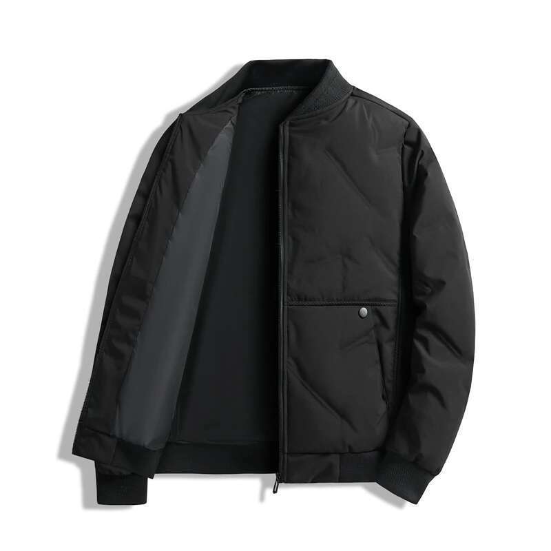 Lightweight Down Jacket Men's Winter New Item Middle-Aged And Elderly Baseball Collar High-End Business Leisure Sports Warm Top Designer