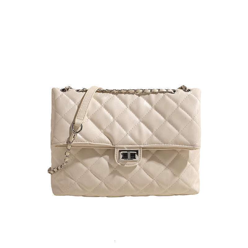Small niche design diamond grid women's 2024 new high-end texture chain shoulder large capacity commuting bag