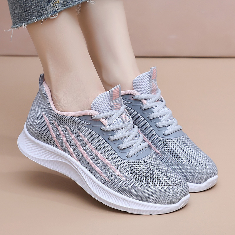 Summer New Flyknit Women S Soft Soled Casual Shoes Casual Sports Shoes For Women Ddmysaturn