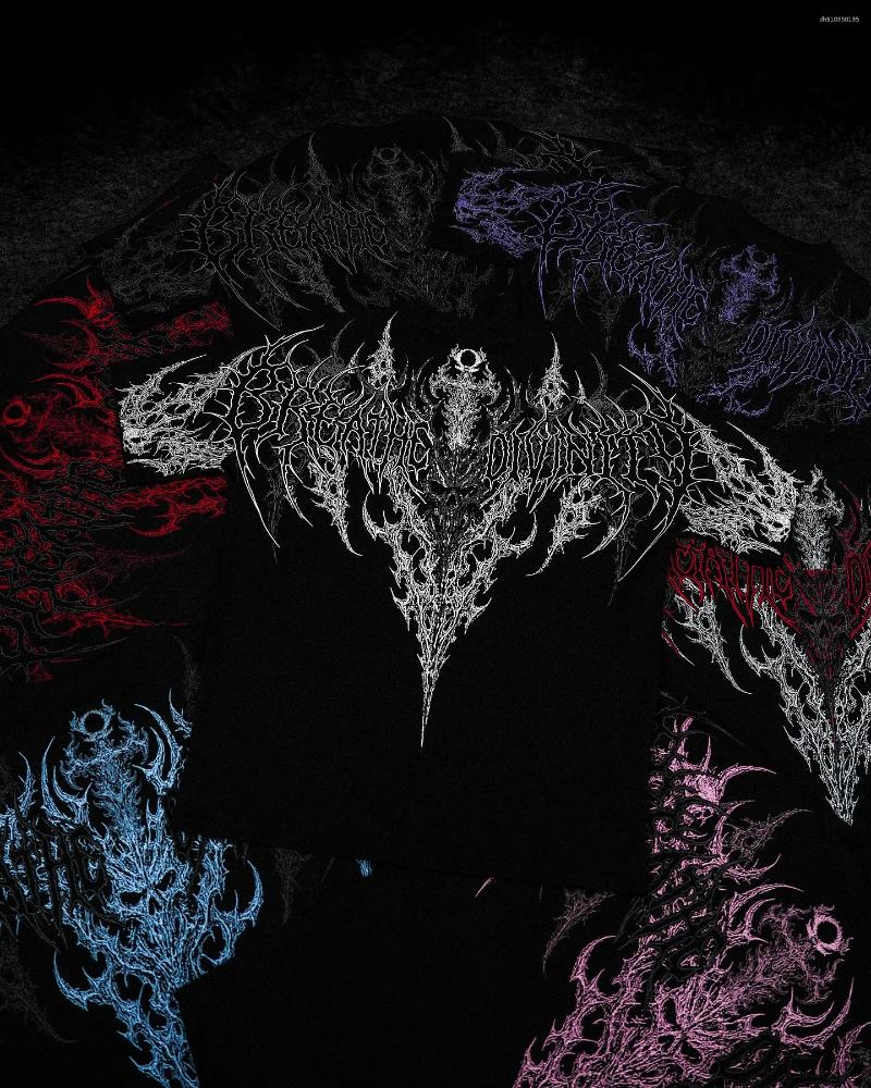 Men's T Shirts Breathedivinity Glam Meets Gym Culture Breathedivinity Bloodraven Oversized Essential for Sports and fitness COTTON T-Shirt High-O