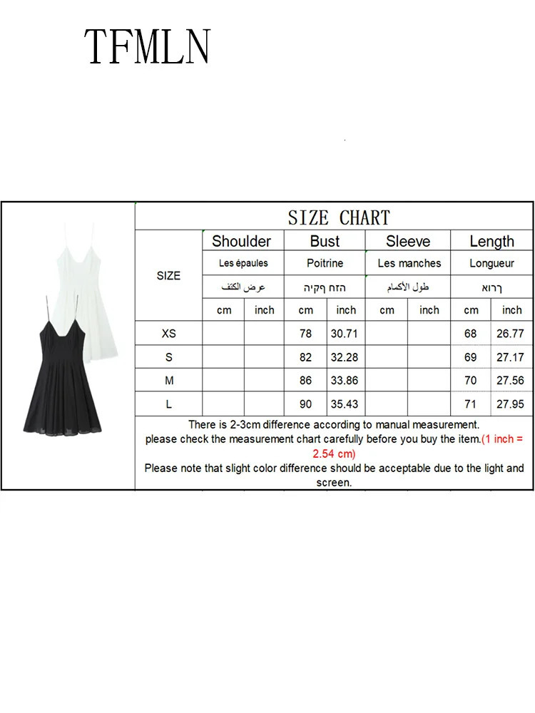 TFMLN Sweet Women Pleated Mini Strap Dress Summer Elegant Vneck Sleeveless Backless Party Chic Causal Aline 250520