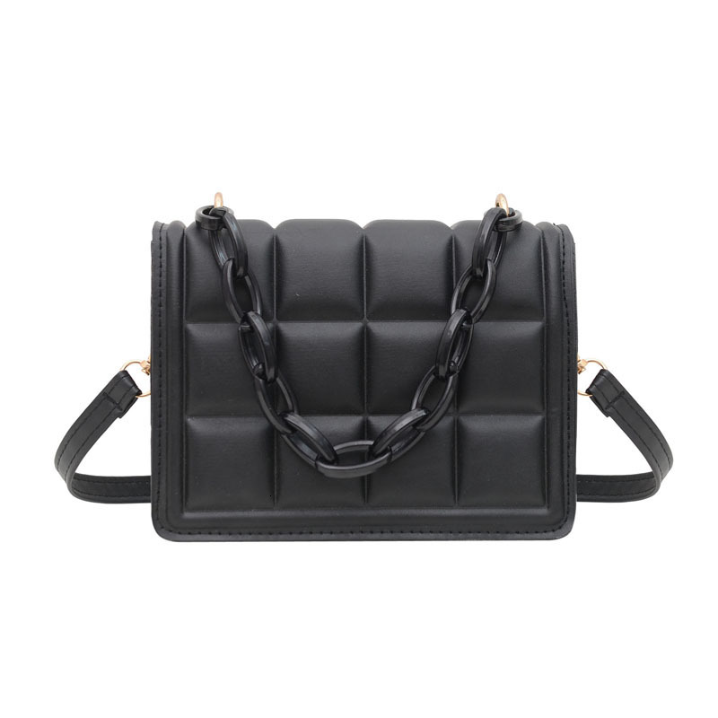 Free Delivery Designer Bag Small For Women In 2025 Trendy New Fashion Chain Diamond Grid Single Shoulder Crossbody Internet Celebrity Simple Portable 