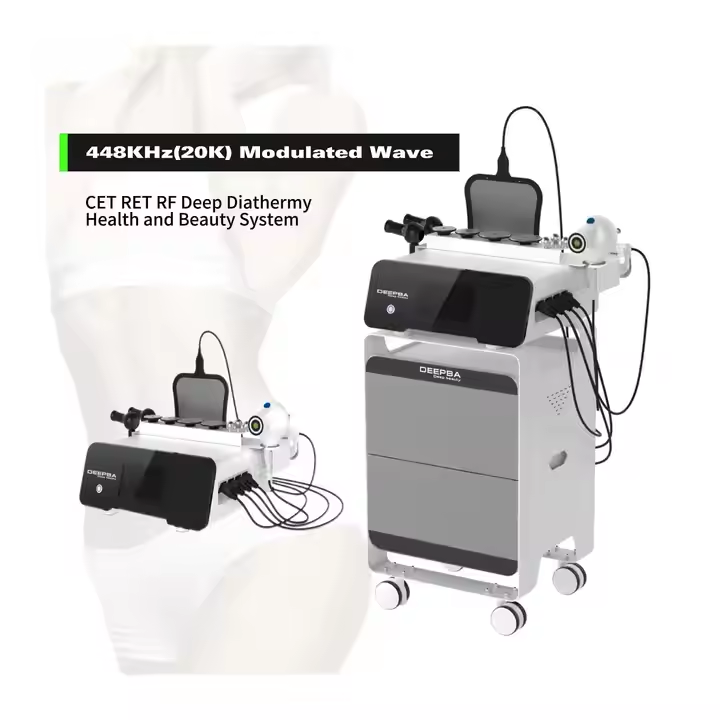 New Trending Monopolar RF CET RET 448 KHz Machine for Pain Rehabilitation Injury Recovery Skin lifting Beauty Treatment