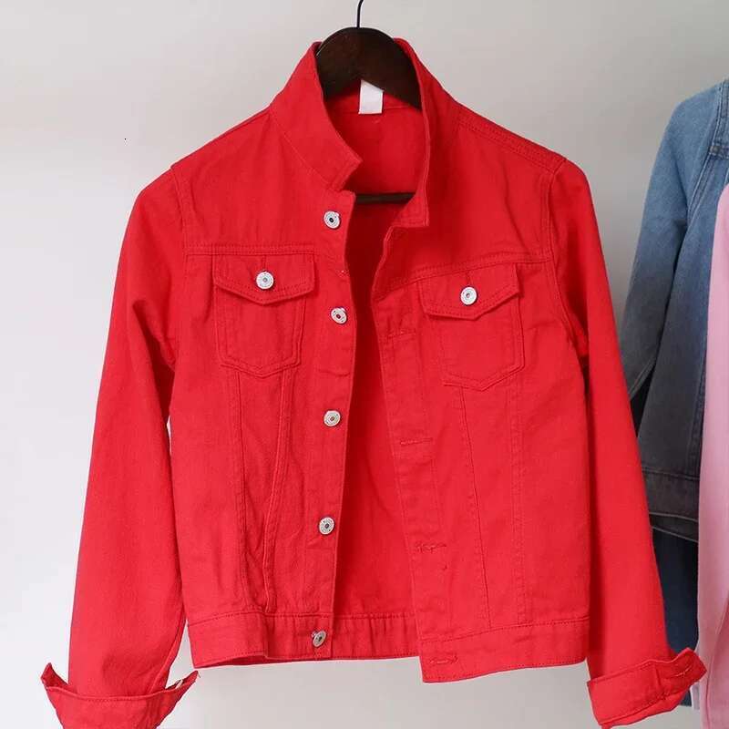 New Spring And Autumn 2024 Casual Short Denim Women's Korean Version Solid Color Jacket Clothes Coat Designer