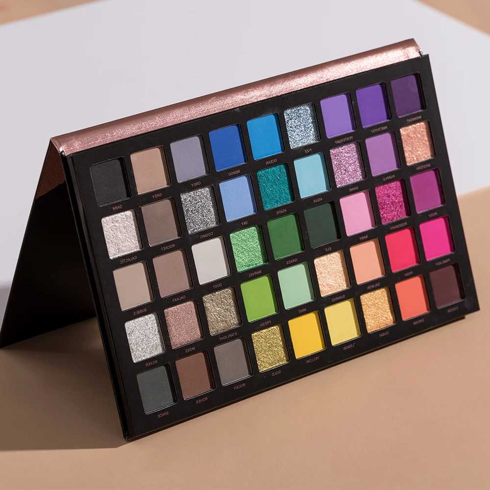 The Color Matching Is Perfect 45 Colors Matte Shimmer Earth Colors Eye Shadow Plate Mashed Potatoes W250520